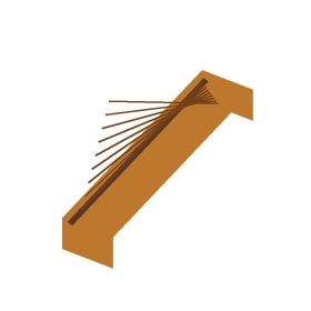 U ALAKÚ ZÁRÓPROFIL T8-AS TRAPÉZLEMEZHEZ ARANYTÖLGY